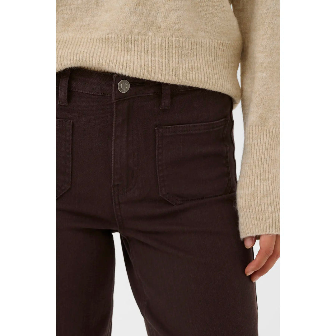 Kaffe Kabrook High Waist Jeans | Coffee Bean 32 Leg