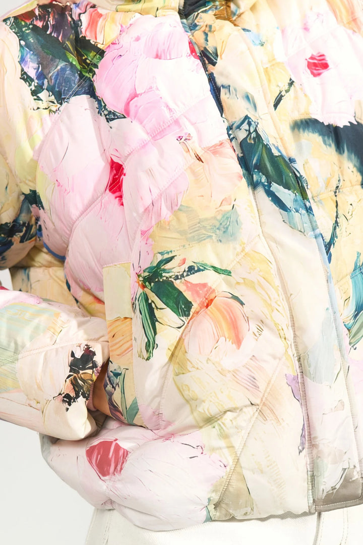 Numph Nudagmar Short Puffer Jacket Pink Lady