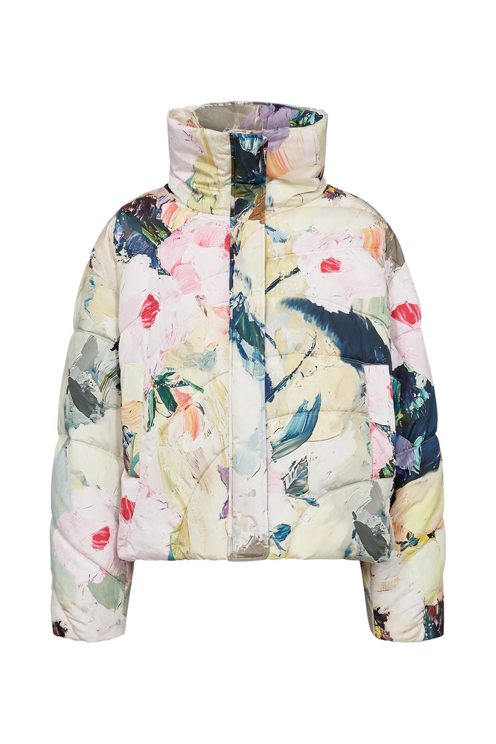 Numph Nudagmar Short Puffer Jacket Pink Lady