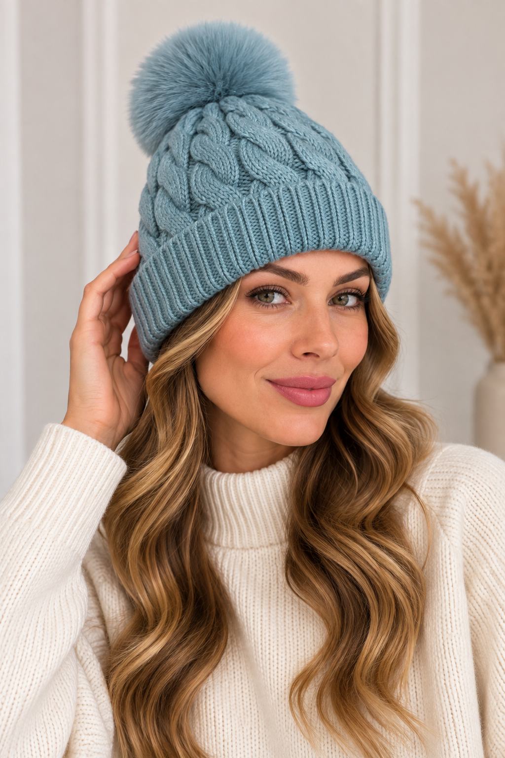 Jenny Glow Icy Blue Winter Hat | 33070