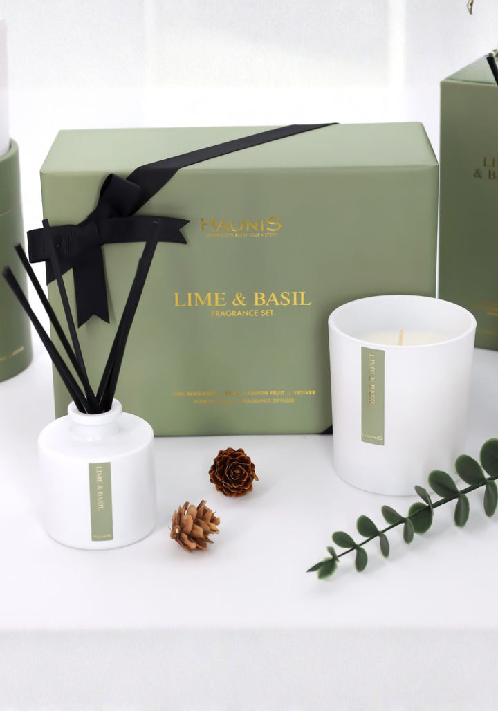 Haunis 2 Piece Gift Set | Lime &amp; Basil