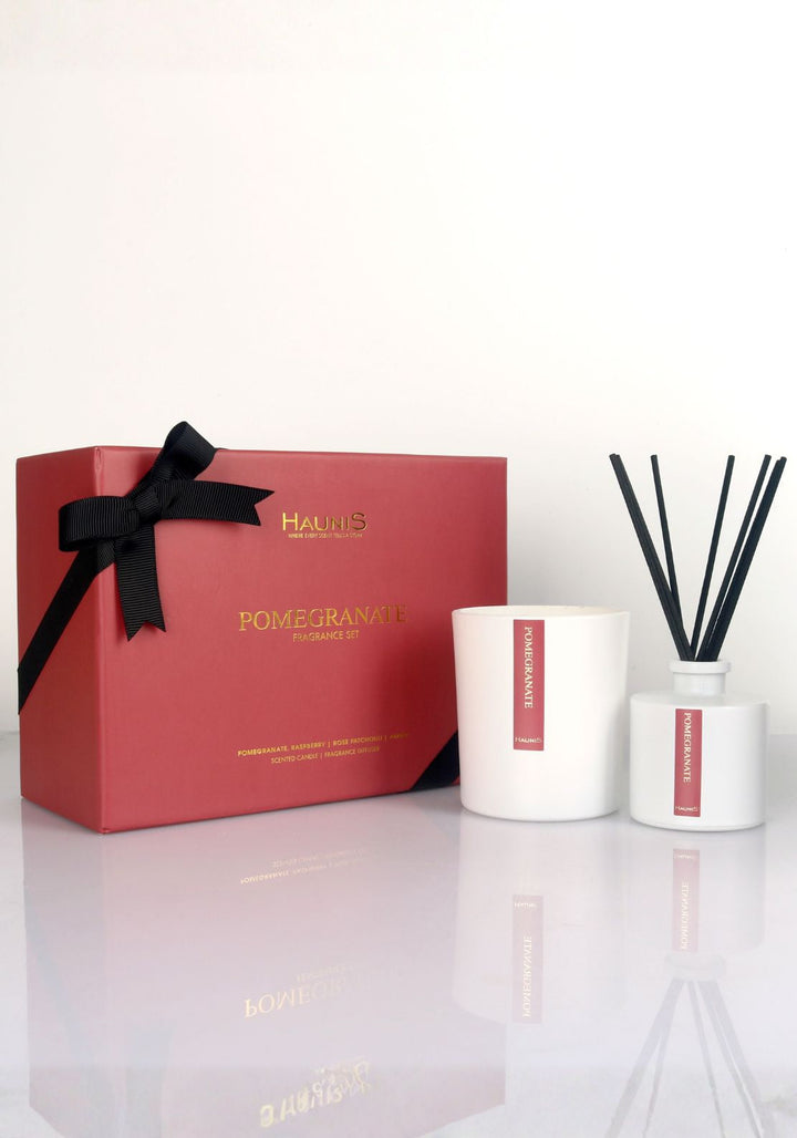 Haunis 2 Piece Gift Set | Pomegranate