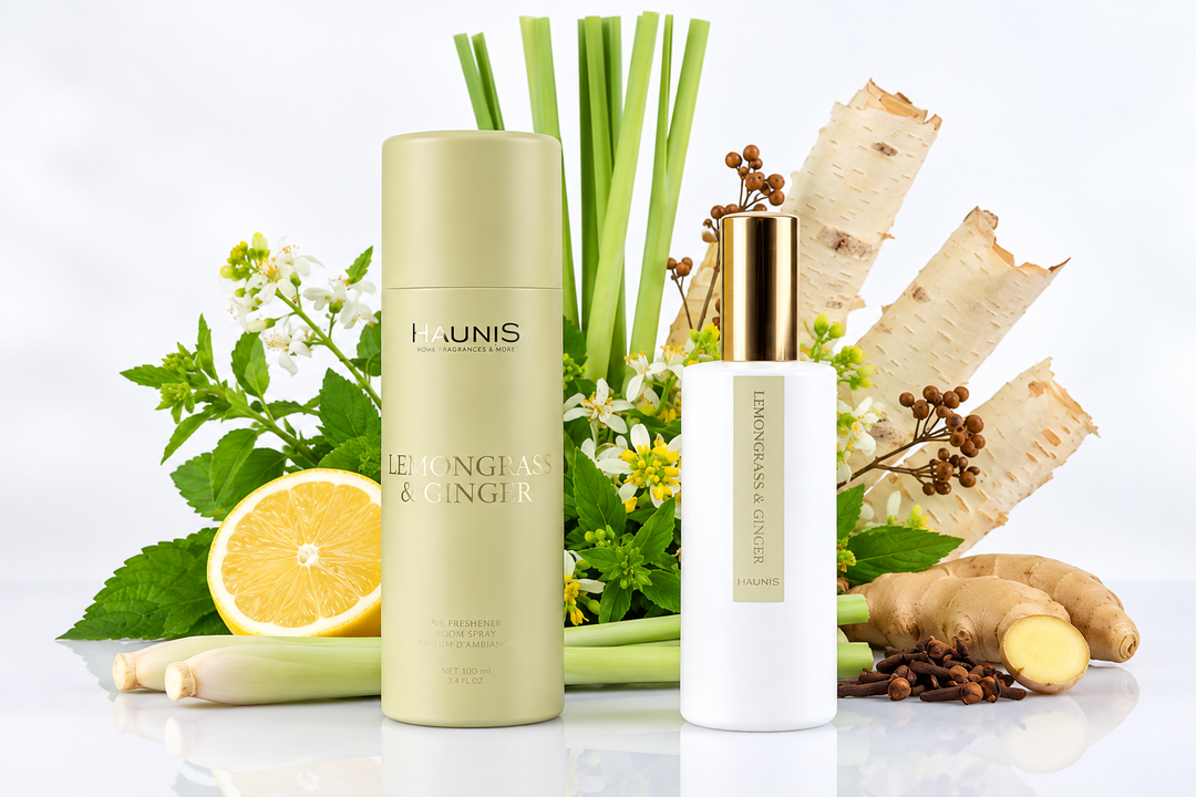 Haunis Lemon Grass &amp; Ginger 100ML Room Spray