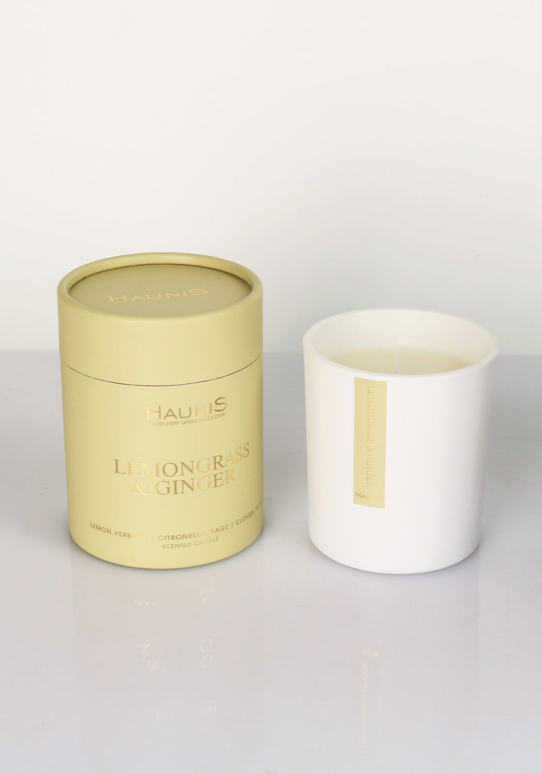 Haunis Lemon Grass &amp; Ginger 280G Candle