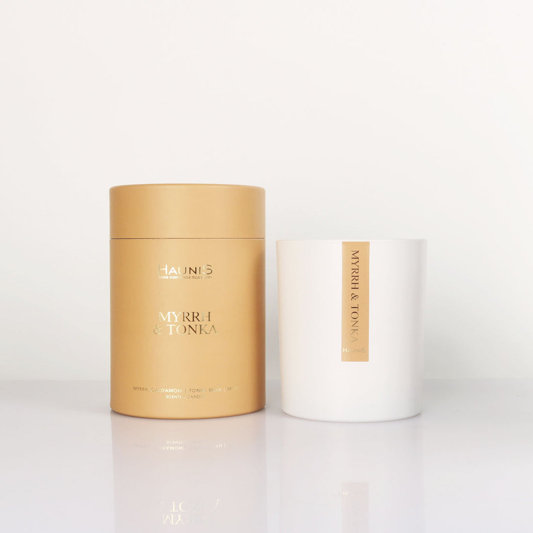 Haunis Myrrh &amp; Tonka 280G Candle