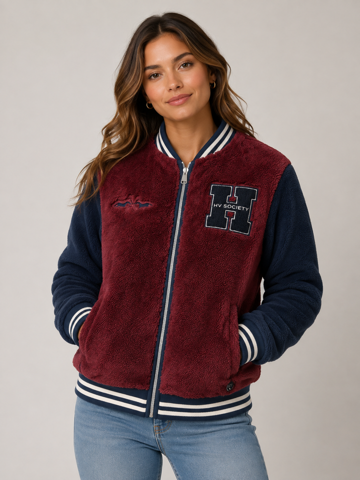 HV Society Kiara Jacket | Burgundy Rattle