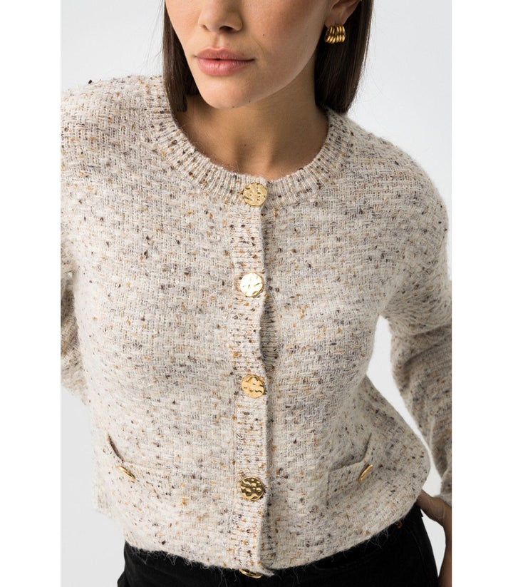Tiffosi Diadem_1 Biscuit Cardigan