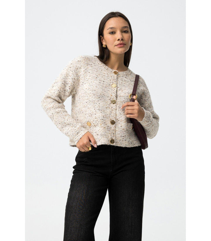 Tiffosi Diadem_1 Biscuit Cardigan