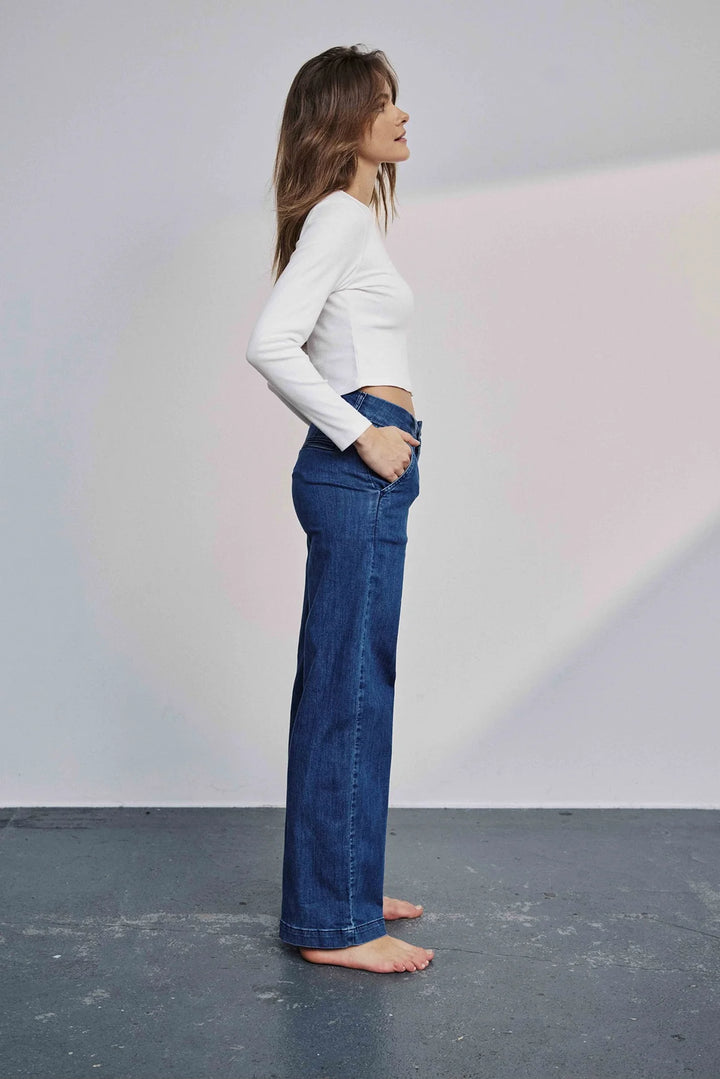 Numph Nuamber Pants Medium Denim Short