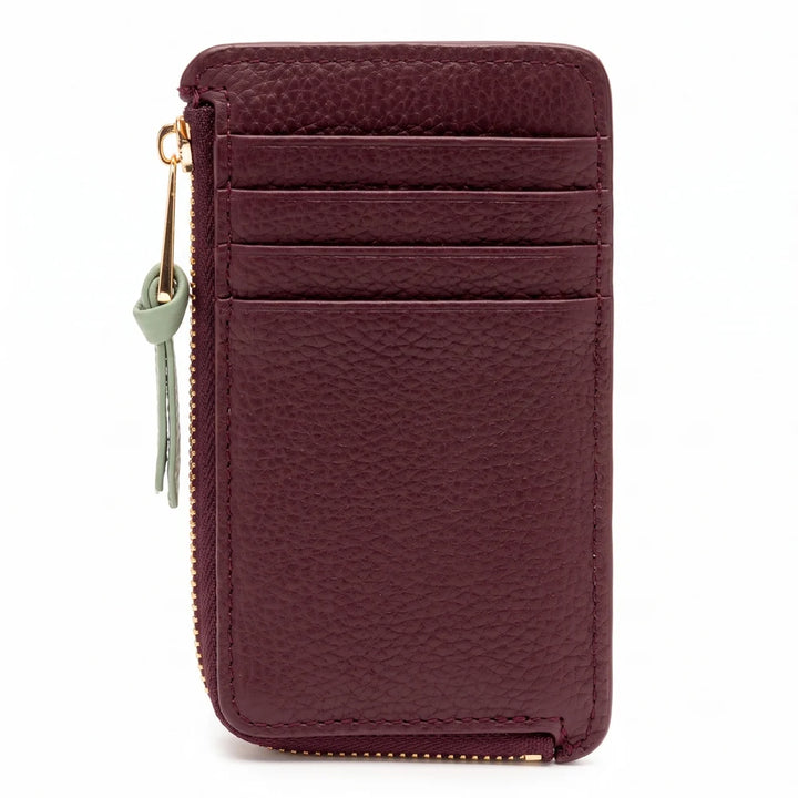 Elie Beaumont Coin Cardholder | Wine
