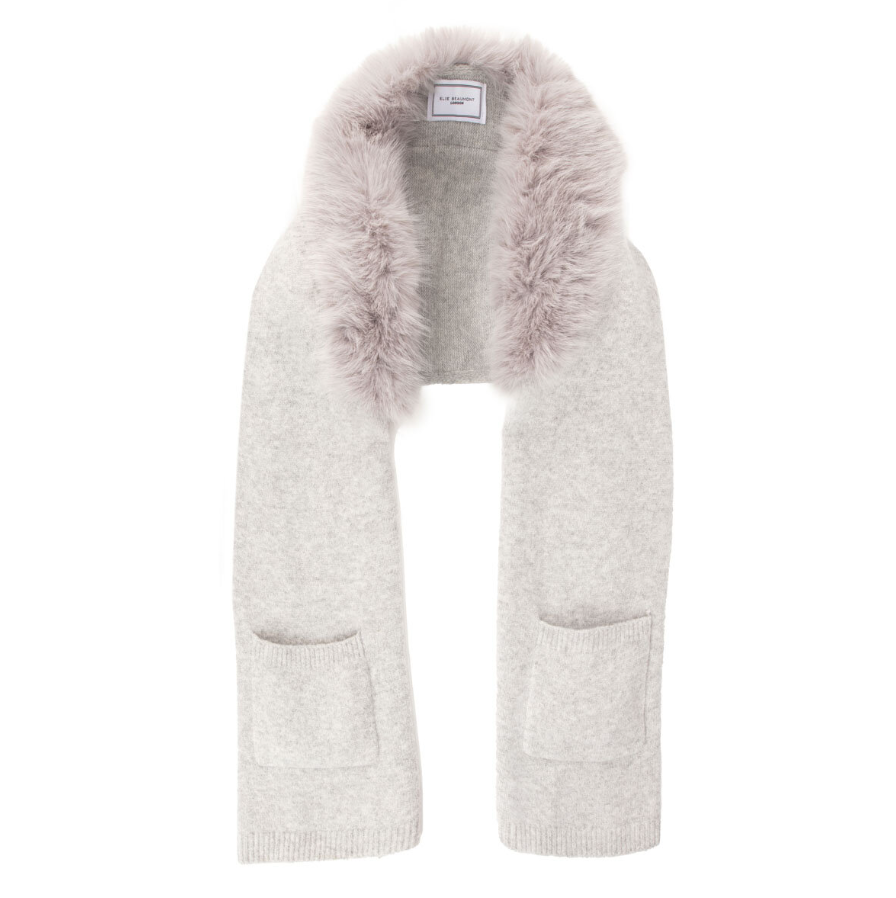 Elie Beaumont Elite Winter Stole | Grey Fur