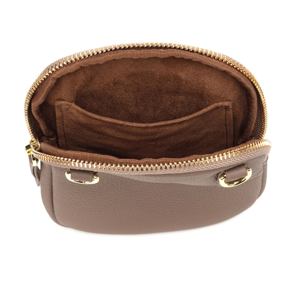 Elie Beaumont Phone Bag | Mink Leather