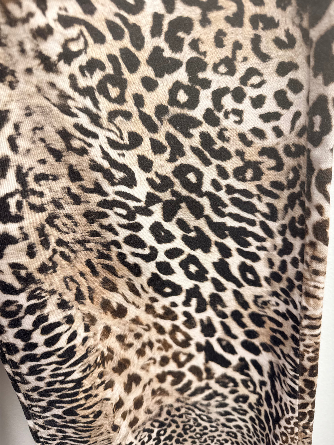 Guess A1A Wide Leg Leopard Jeans | 32”