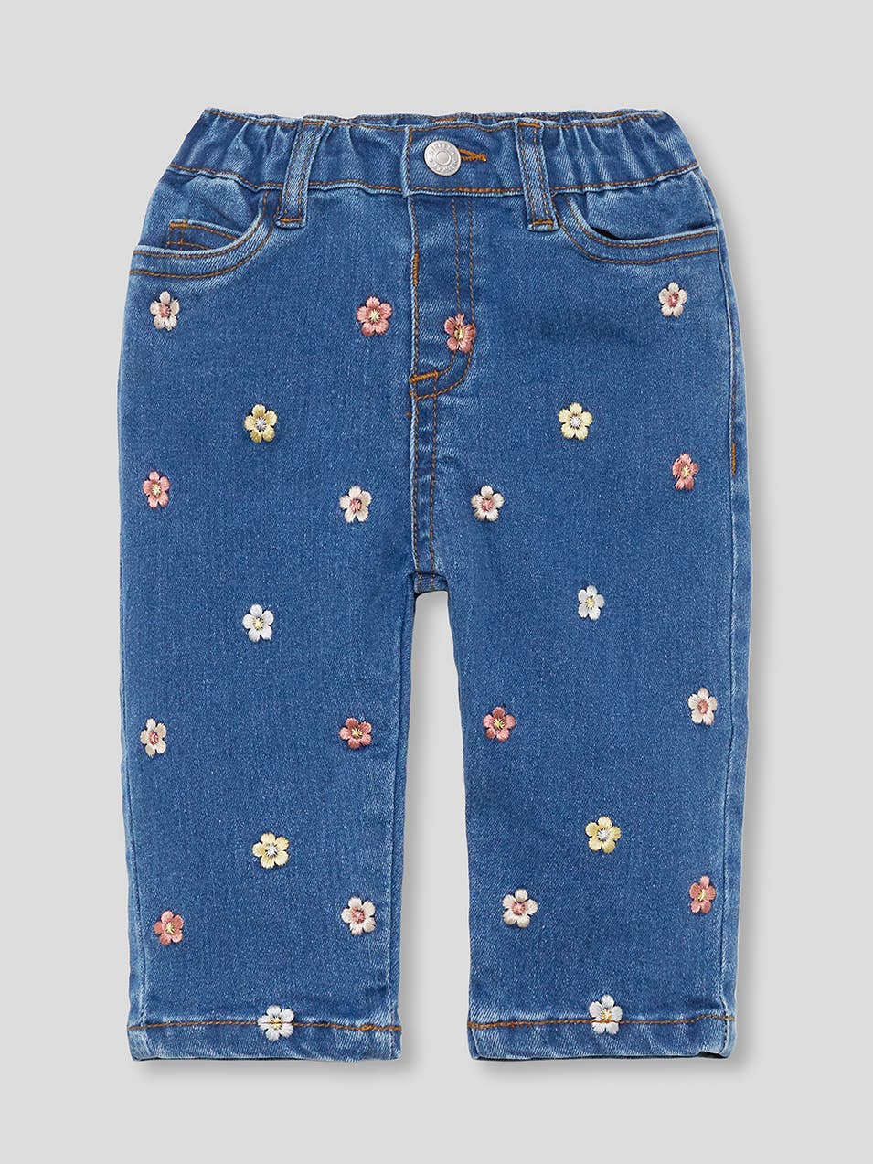 Street Monkey Girls Floral Embroidered Pants