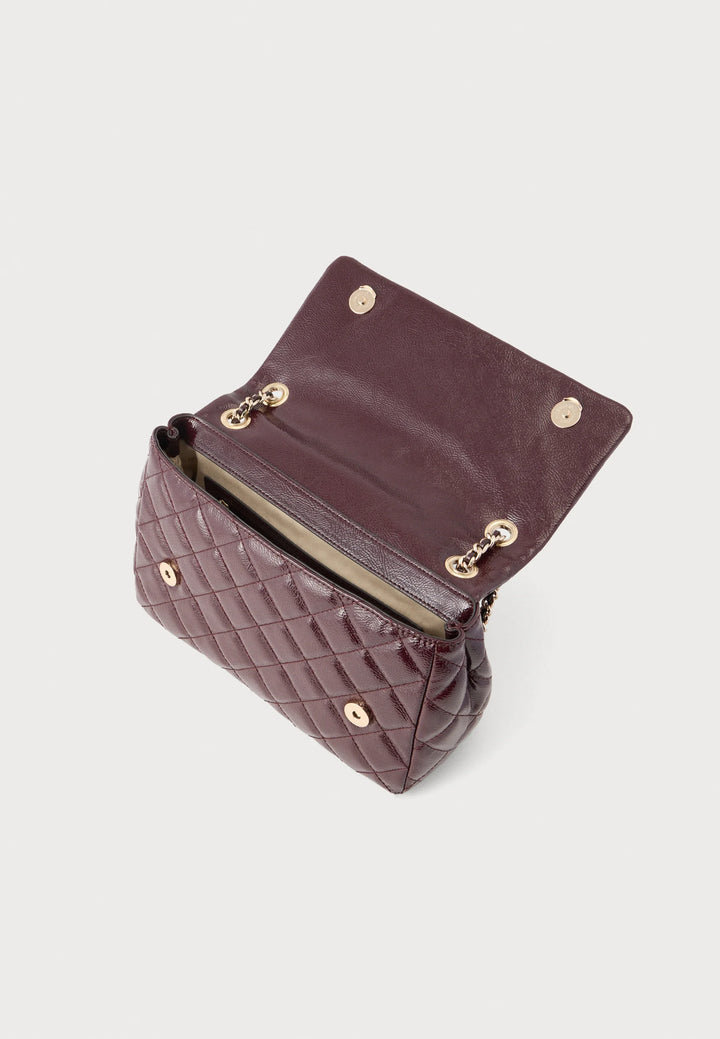 Guess Juliet Burgundy Crossbody Handbag