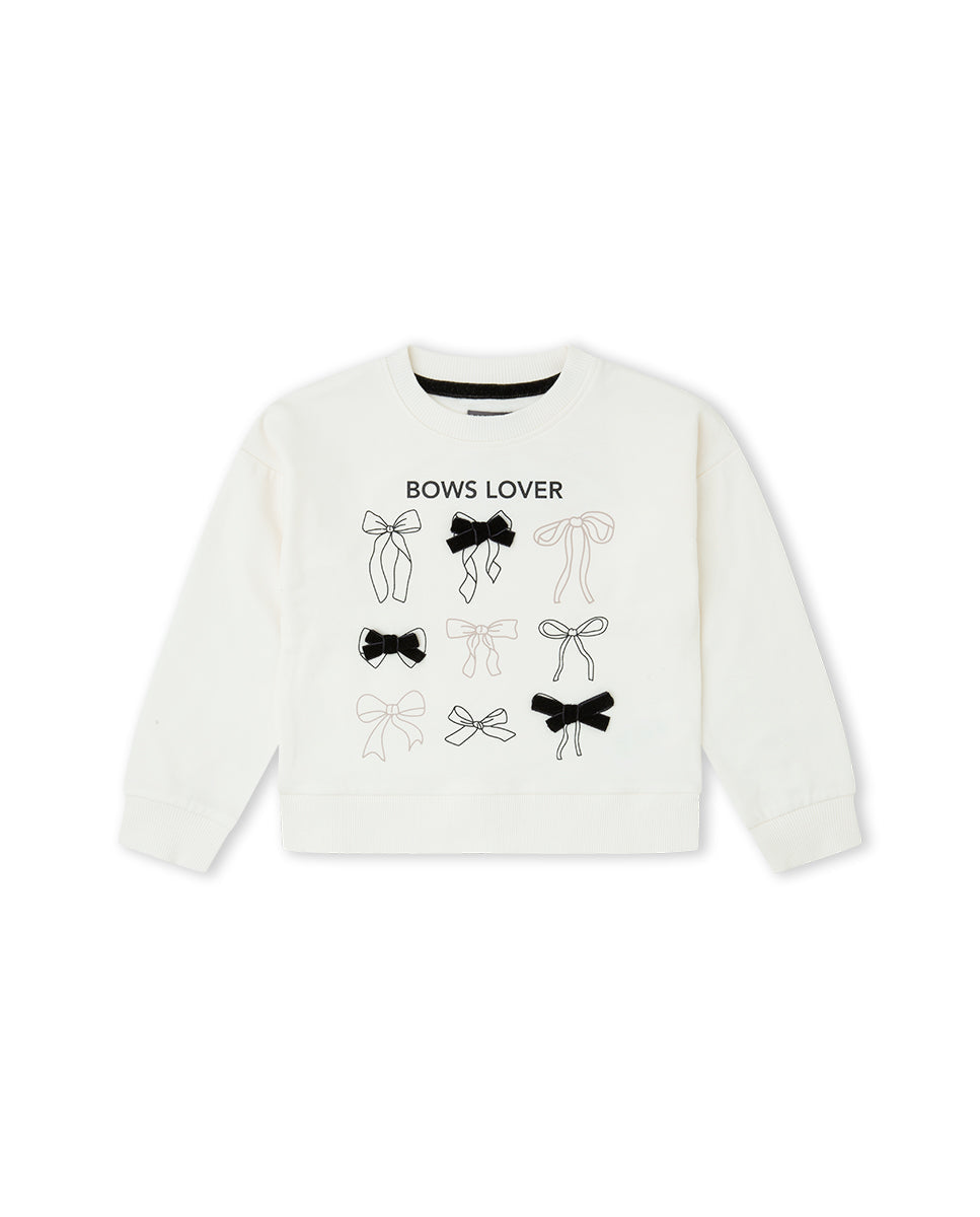 Canada House Girls Bows Lover Sweatshirt