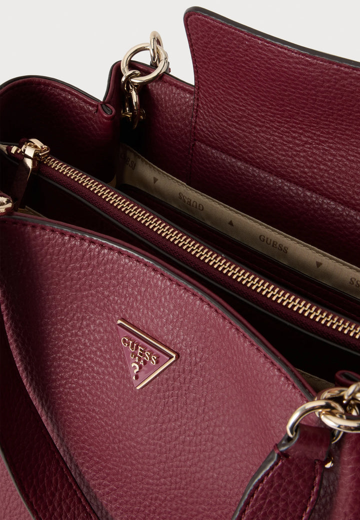 Guess Lorella Merlot Handbag