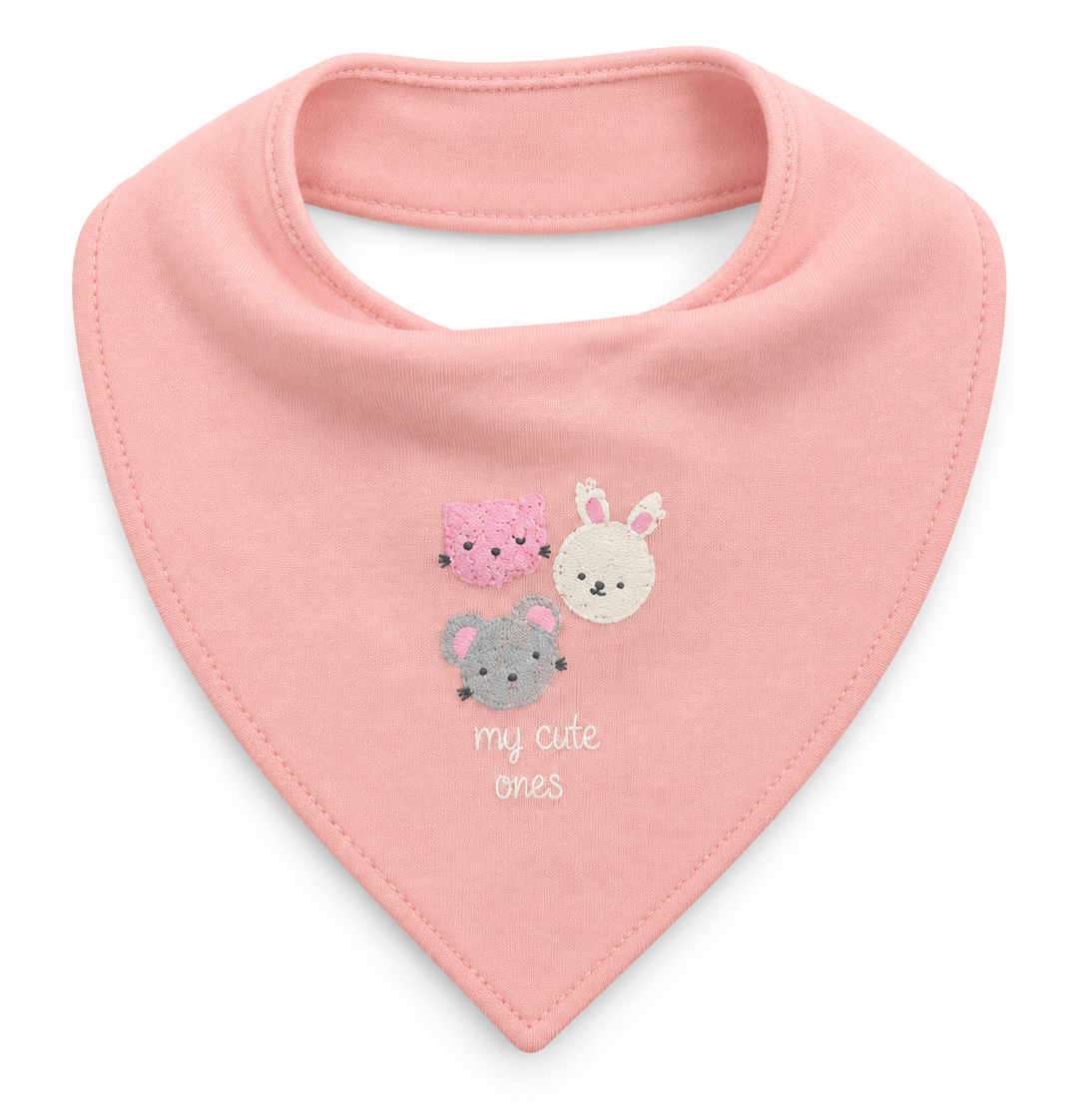 Baby Yatsi Rose Pink Bib