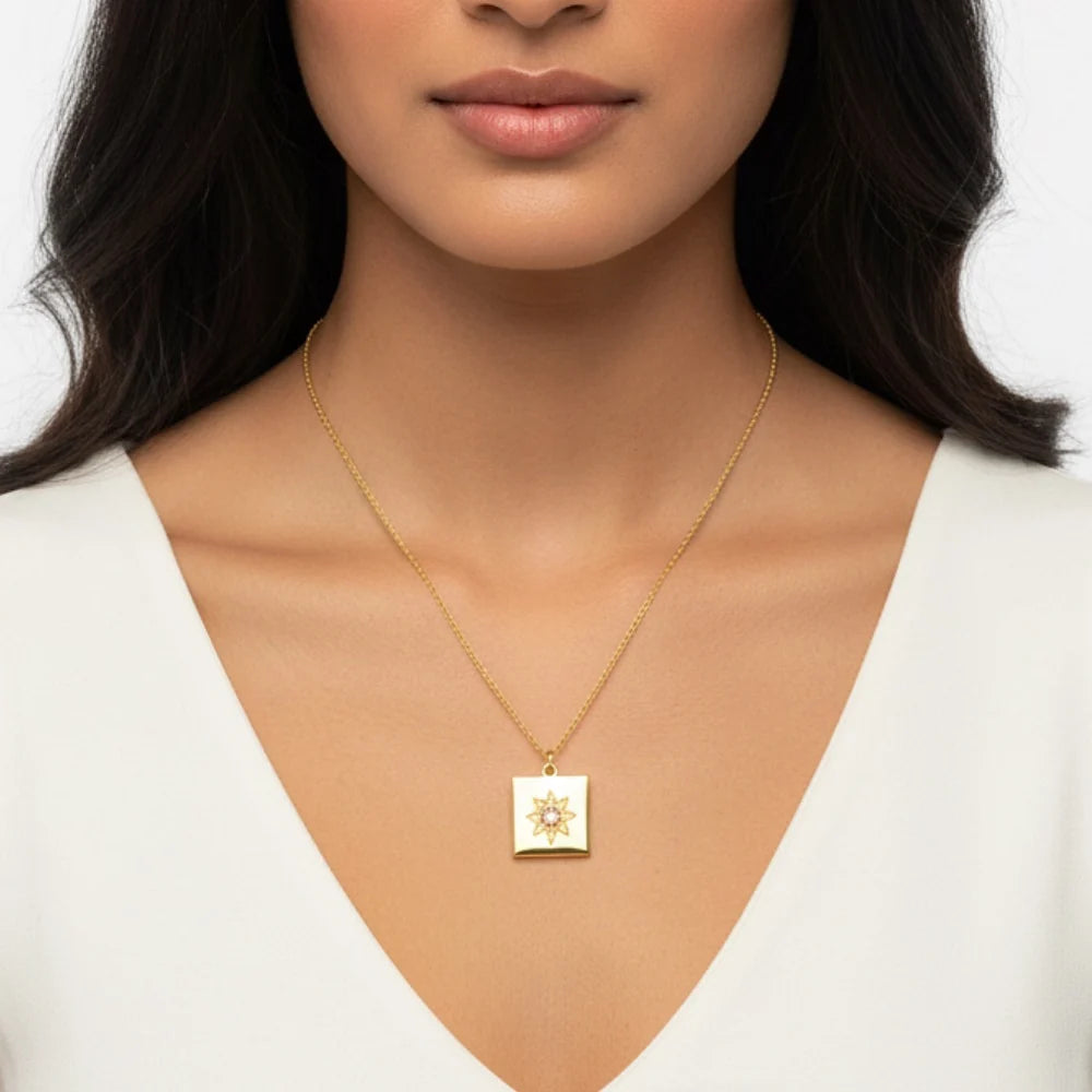 Knight &amp; Day The Pink Box Star Pendant Necklace