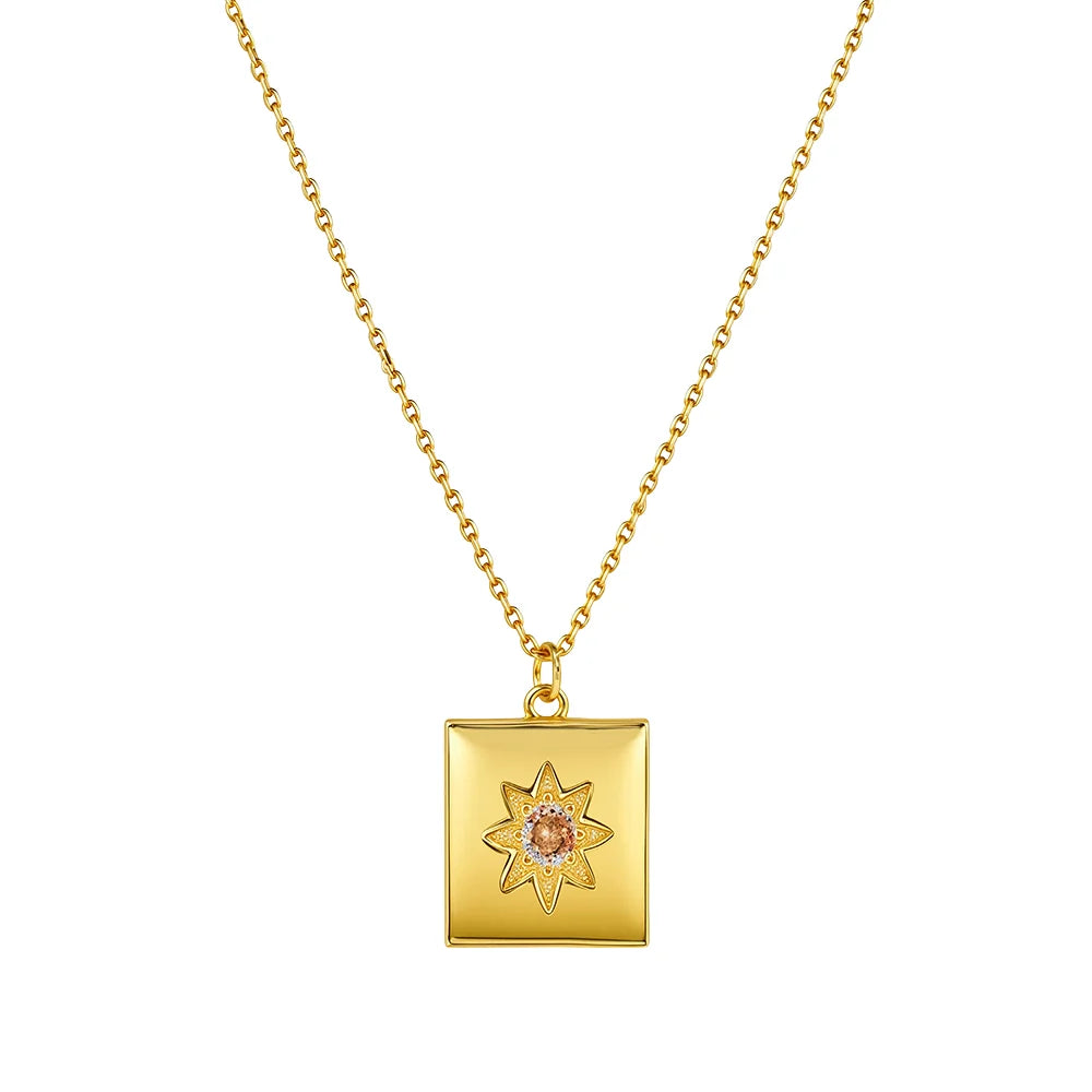 Knight &amp; Day The Pink Box Star Pendant Necklace