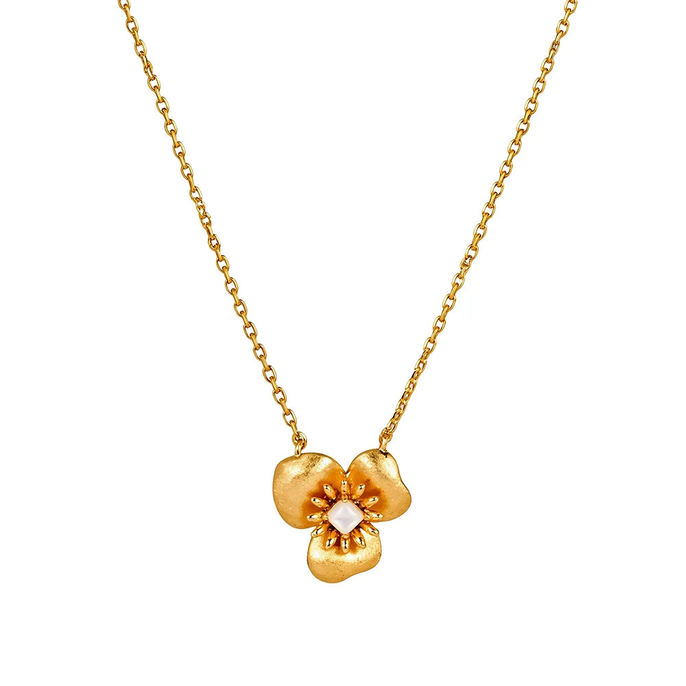 Knight &amp; Day The Pink Box Floral Necklace