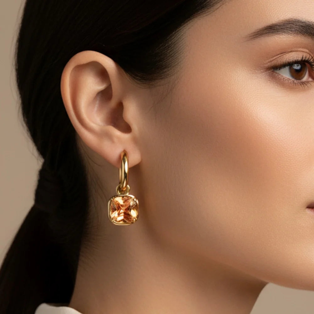 Knight &amp; Day Adalynn Champagne Earrings