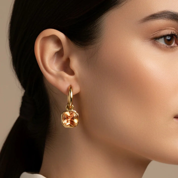 Knight &amp; Day Adalynn Champagne Earrings