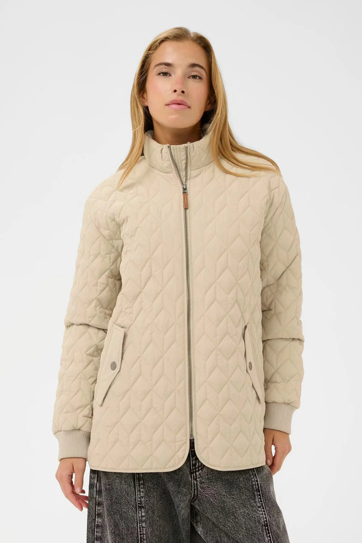 Kaffe KAleila Quilt Jacket | Feather Grey