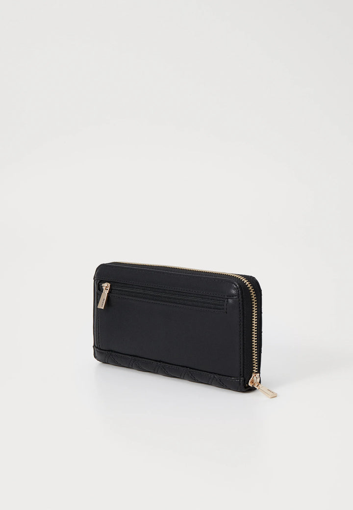 Guess Giully Large Zip Around Purse Black