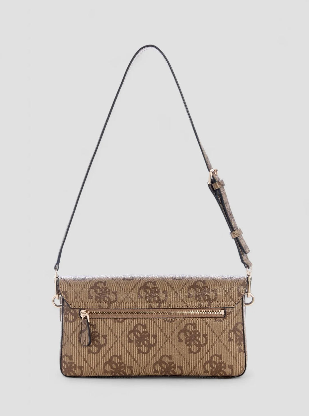 Guess Sadie Latte Logo Crossbody Bag