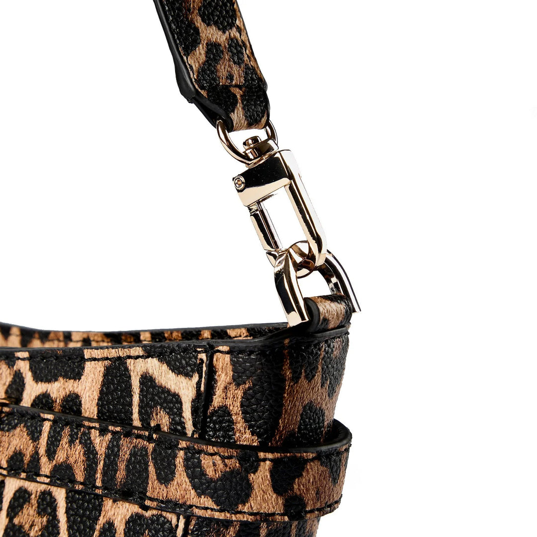 Guess Cirene Leopard Shoulder Bag
