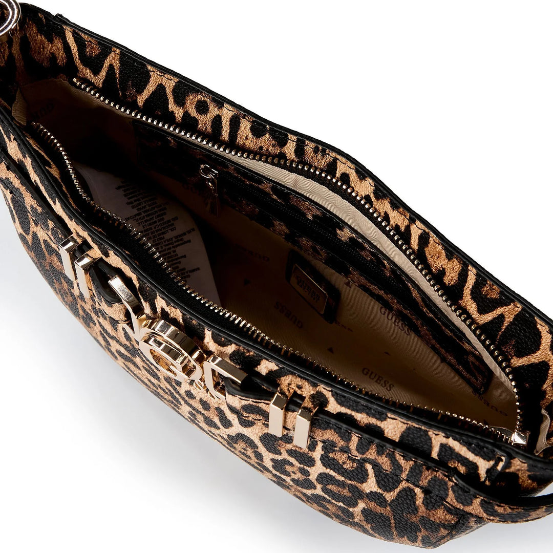 Guess Cirene Leopard Shoulder Bag