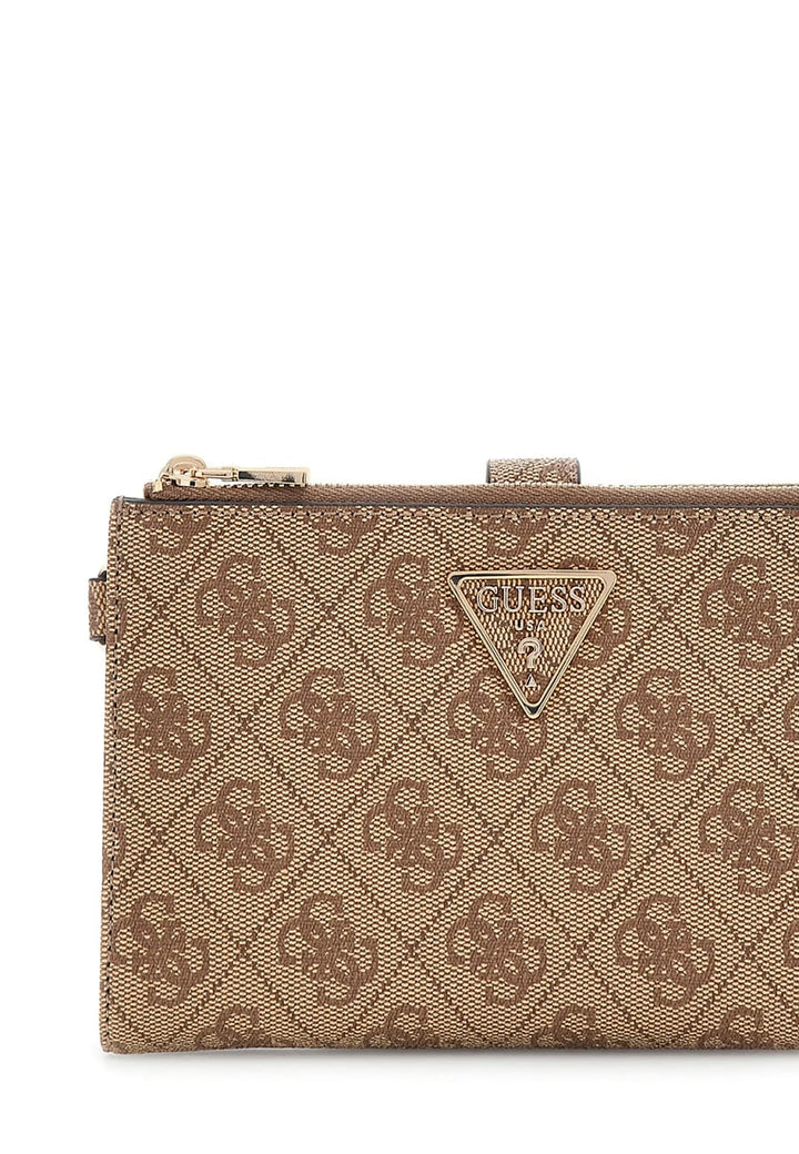 Guess Laurel II Latte Logo Organiser Purse