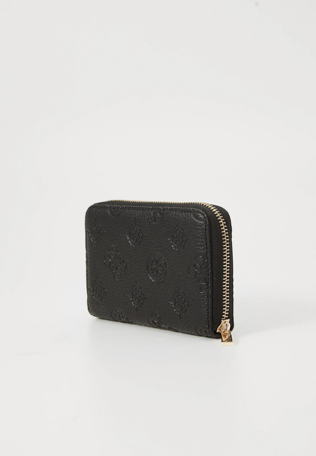 Guess Cresidia Black Logo Zip Around Purse