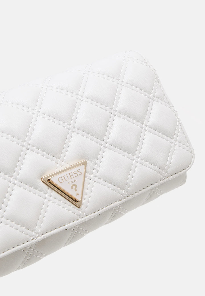 Guess Giully II Mini Qulited Crossbody Off White Bag