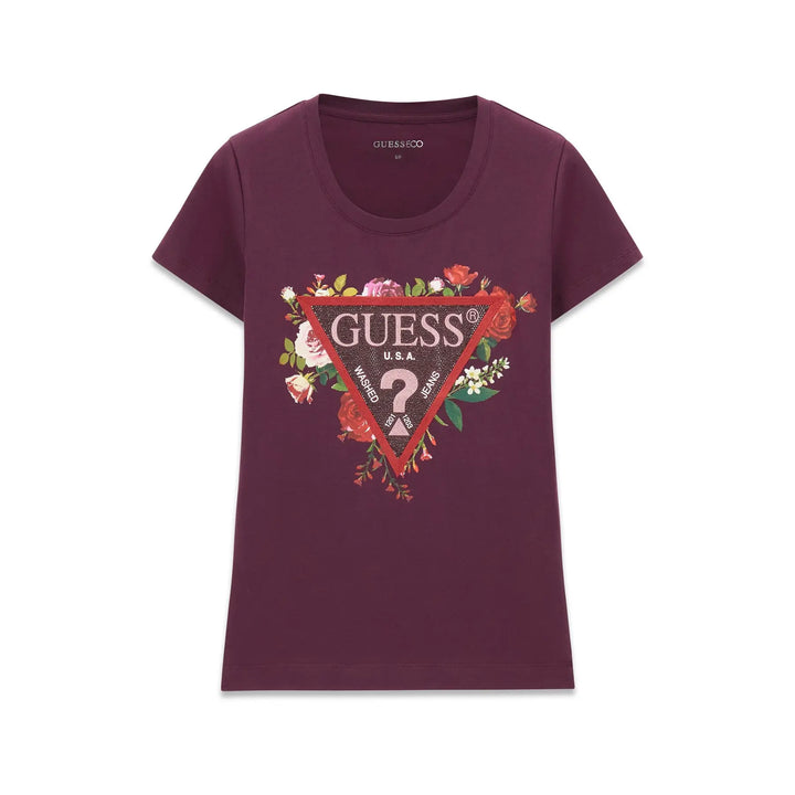 Guess Floral Triangle Tee