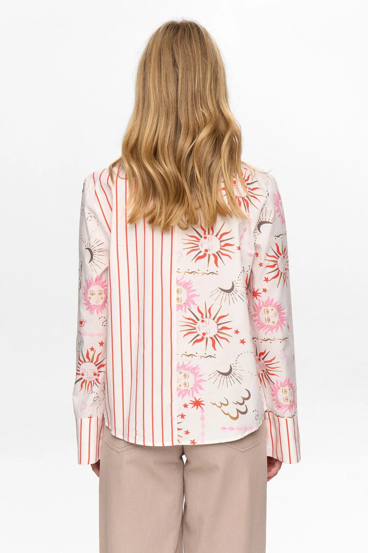 Numph Nusoleima Mix Shirt Cloud Dancer