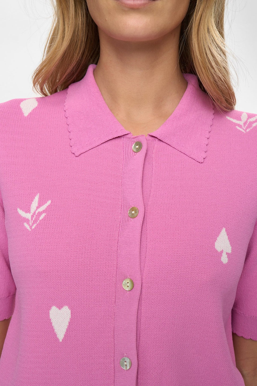 Numph Numalitta Cardigan Fushia Pink