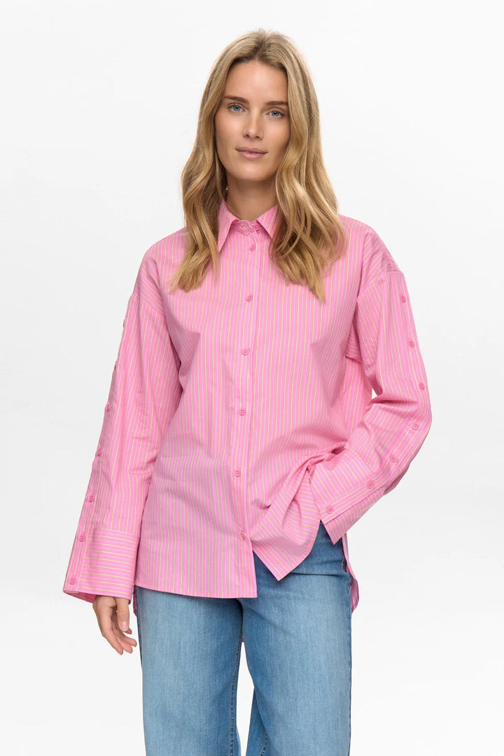 Numph Nualica Shirt Fuchsia Pink