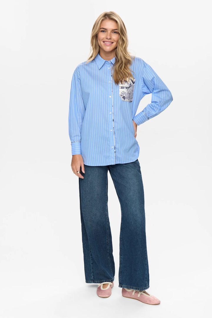 Numph Nuaviva Shirt Hydrangea