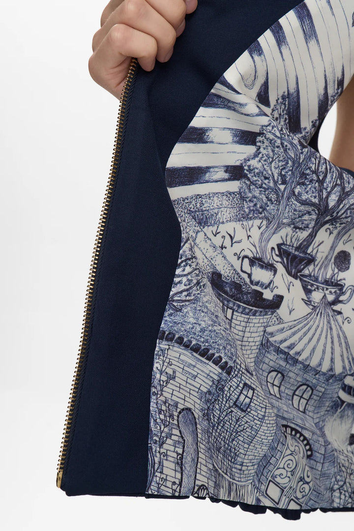 Numph Nujulia Vest Sleeveless Jacket Dark Sapphire