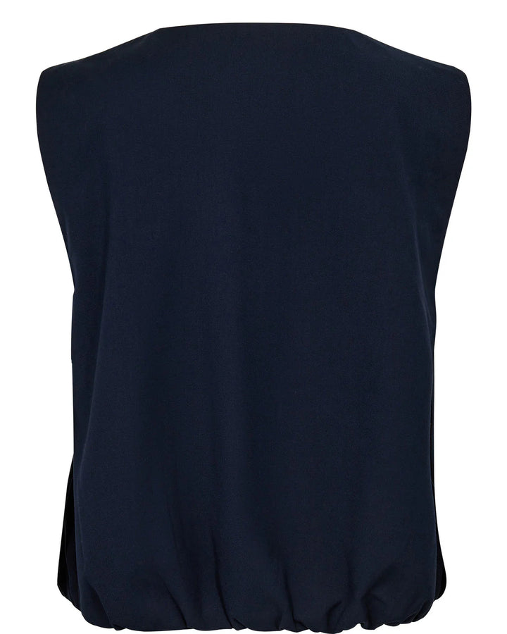 Numph Nujulia Vest Sleeveless Jacket Dark Sapphire