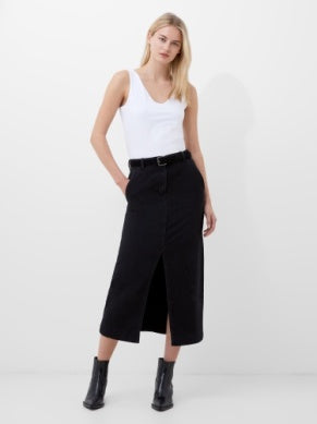 French Connection Cotton Organic Tank | Linen White