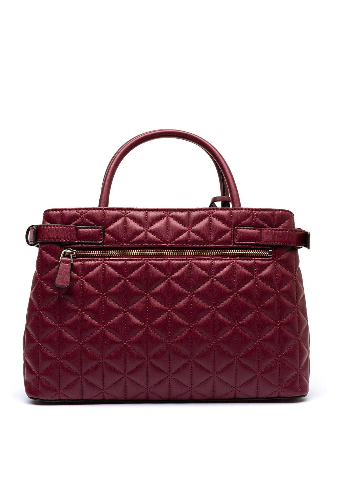 Guess Paisleigh Girlfriend Satchel Bag Burgundy