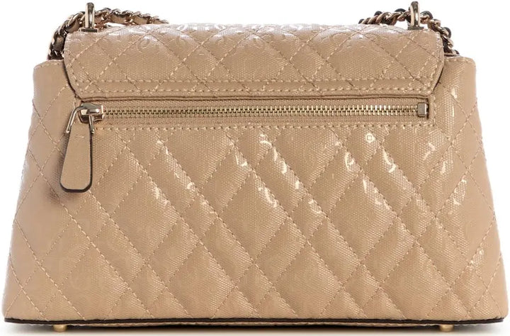 Guess Isemay Convertible Cross Body Bag Pale Mocha