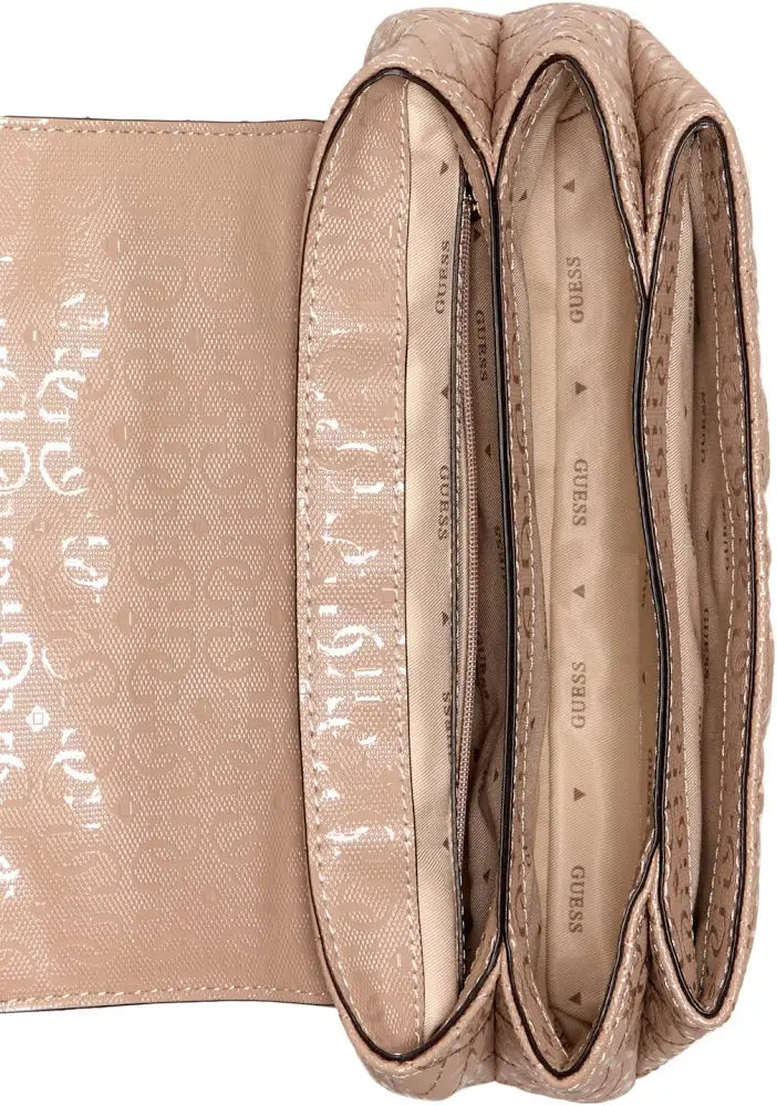 Guess Isemay Convertible Cross Body Bag Pale Mocha