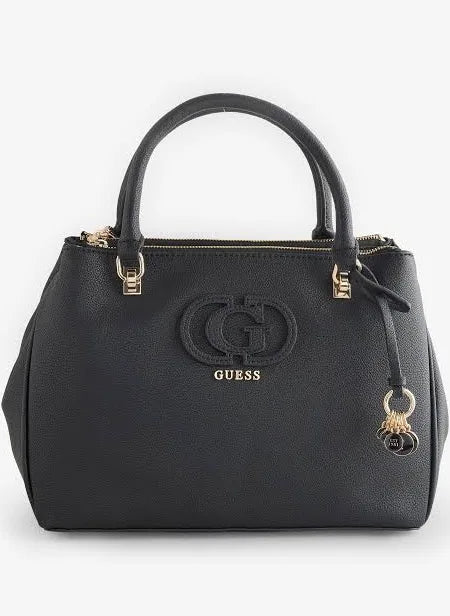 Guess Calebra Hobo Satchel Black Black