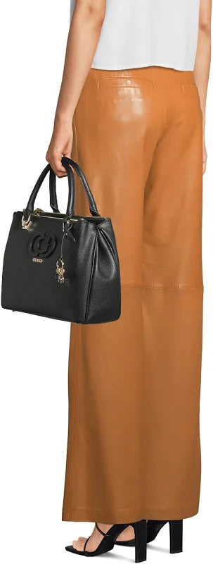 Guess Calebra Hobo Satchel Black Black