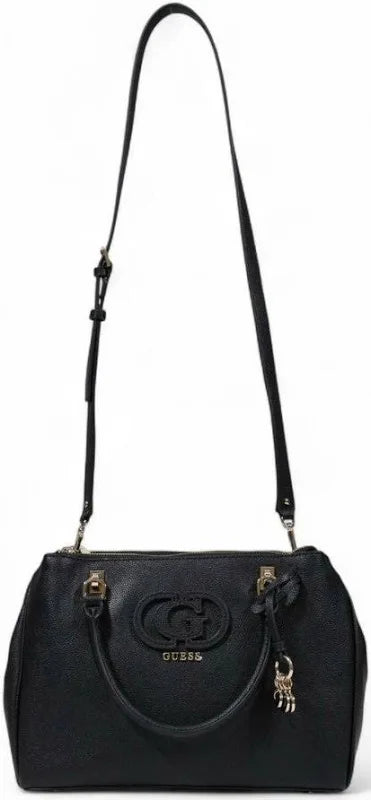 Guess Calebra Hobo Satchel Black Black