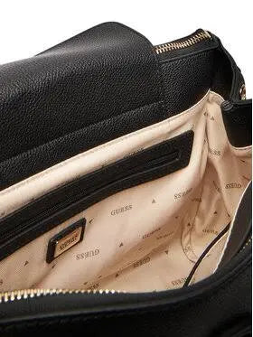 Guess Calebra Hobo Satchel Black Black